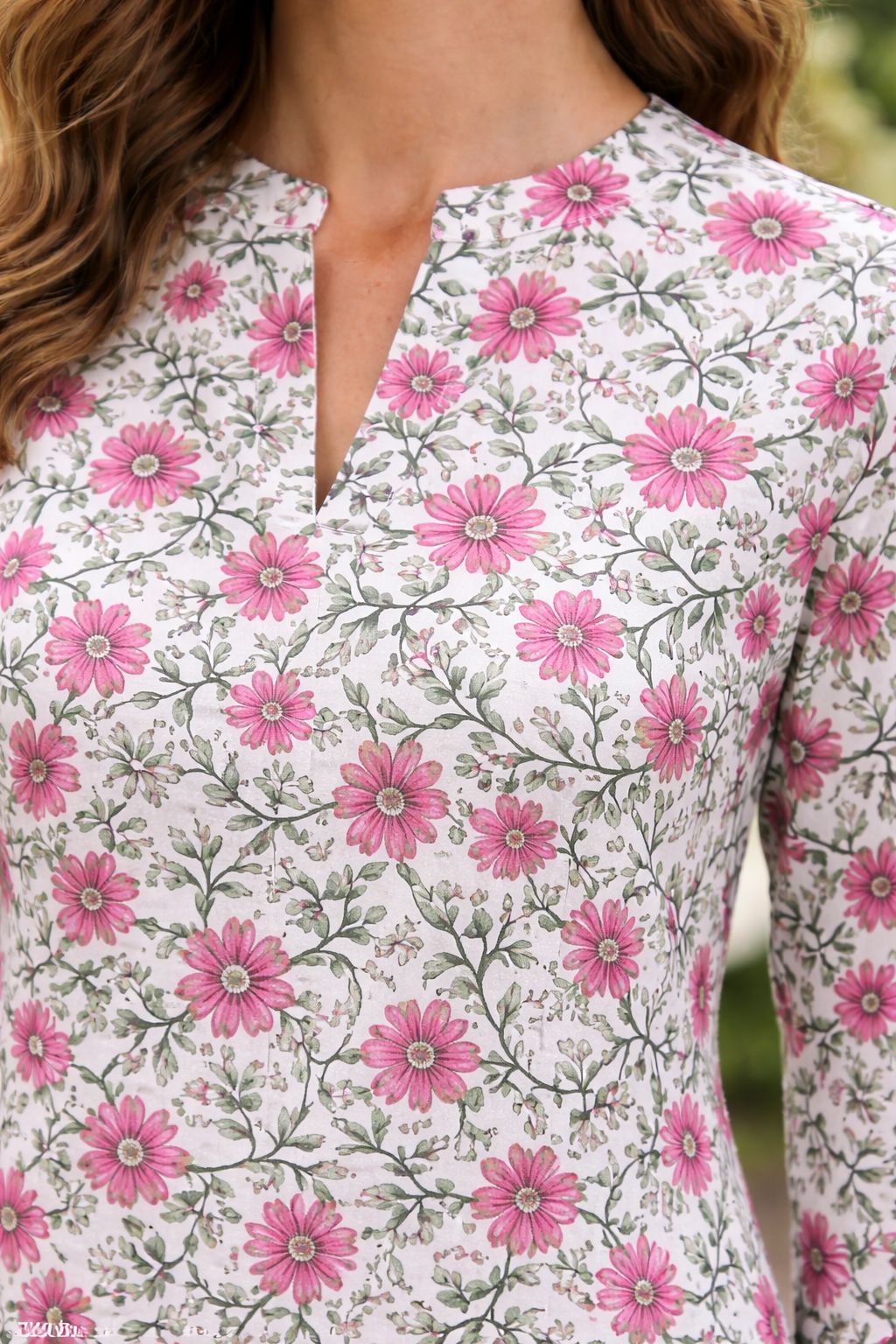 Women White Cotton Top